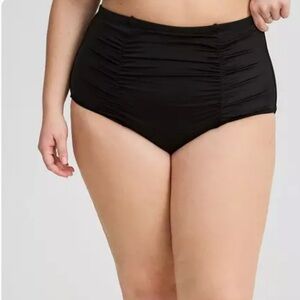 Torrid: High-Rise Ruched Bikini Bottom 3XL